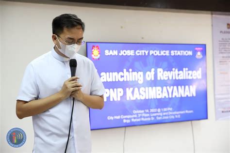 Launching Of Revitalized Pnp Kasimbayanan Sjcgovph