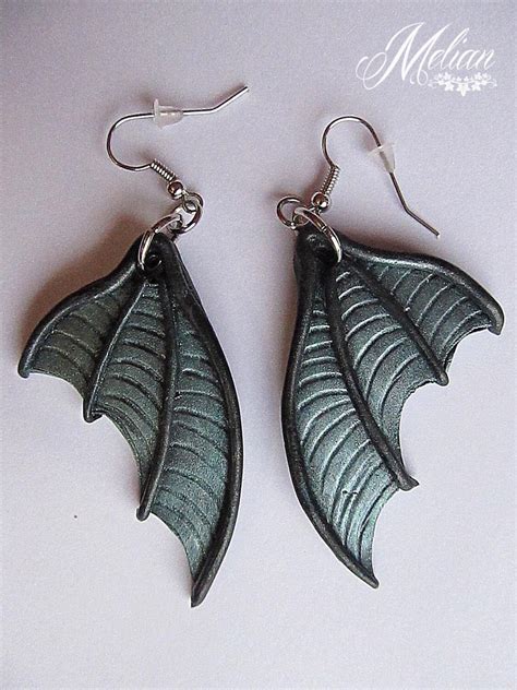 Dragon Wing Earrings Dragon Wing Bat Wing Bat Wing | Etsy