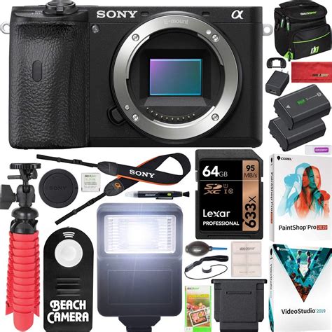 Sony A6600 Mirrorless Camera 4K APS C Body Only Interchangeable Lens