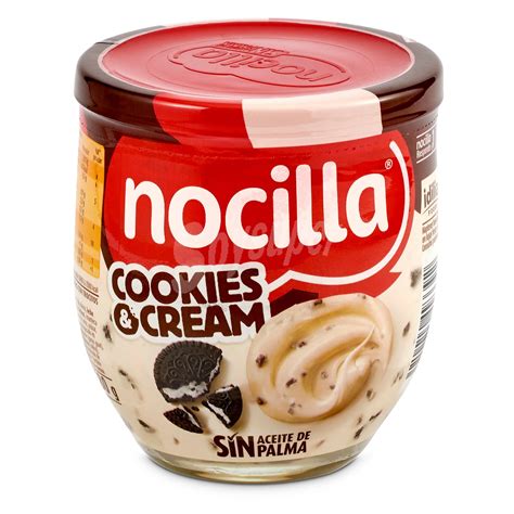 Nocilla Crema De Leche Y Avellanas Con Cookies Nocilla Sin Gluten 180 G