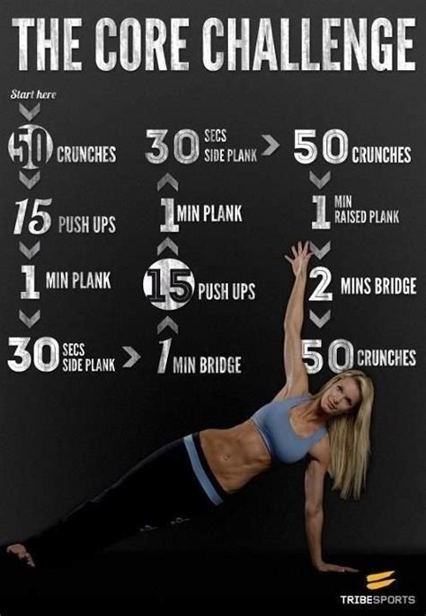 Core Work Out With Images Core Challenge Fitness Motivation Quick