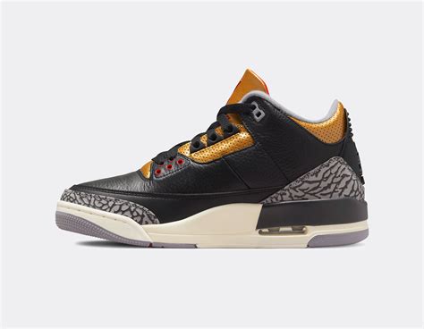 Jordan W Air Jordan 3 Retro Black Cement Gold CK9246-067