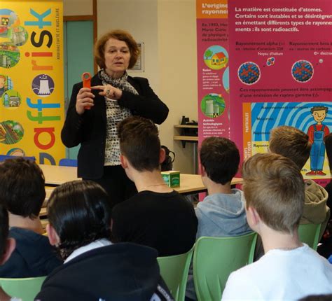 Saint Martin le Vinoux Risques nucléaires on en parle au collège