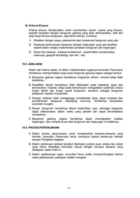 Kerangka Acuan Kerja Kak Pekerjaan Peren PDF