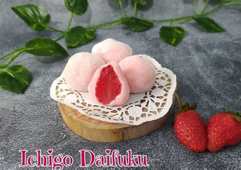 Resep 224 Ichigo Daifuku Mochi Strawberry Oleh Laila Huang Cookpad