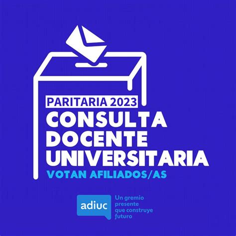 PARITARIA 2023 CONSULTA DOCENTE UNIVERSITARIA ADIUC