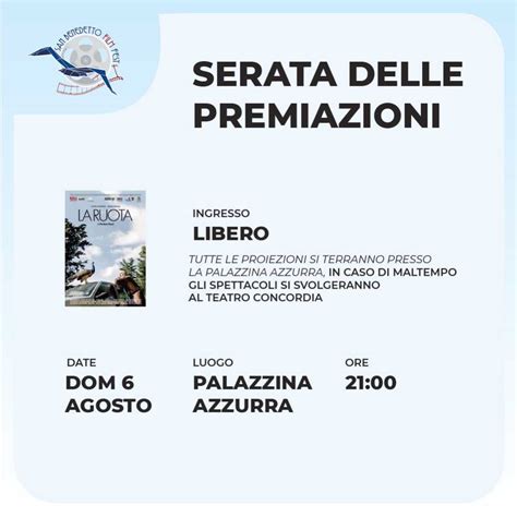 San Benedetto International Film Festival Entra Nel Vivo Il