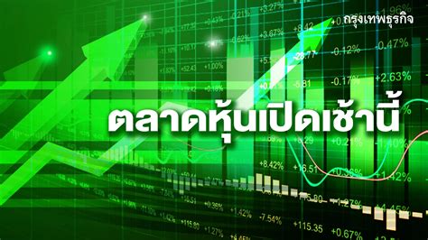 หุ้นไทย เปิดตลาดเช้าวันนี้ บวก 233 จุด ลุ้นรีบาวด์ทางเทคนิค