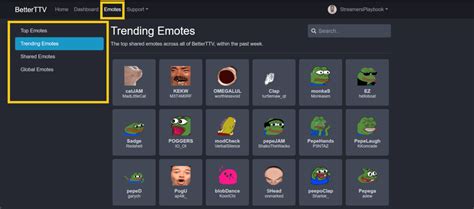 How To Enable And Use BTTV Emotes On Youtube Streamers Playbook