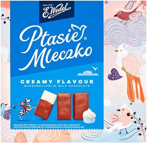 E Wedel Ptasie Mleczko Creamy Flavour Marshmallow In Milk Chocolate