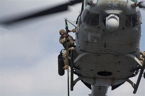 Dvids Images St Meu Marines Refine Fast Rope Techniques While