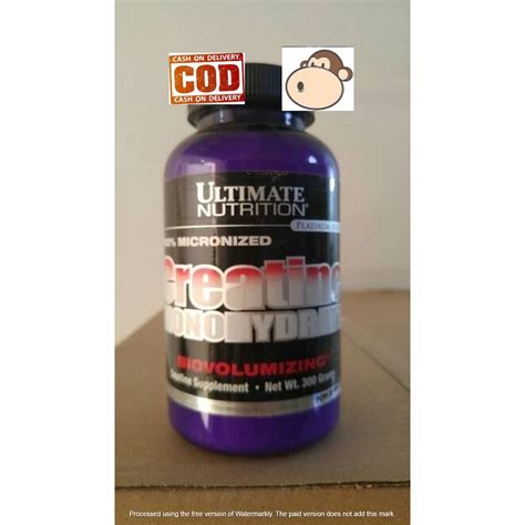 Jual Ultimate Nutrition UN Creatine Monohydrate 300 Gram Segel