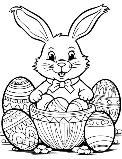 35 Easter Coloring Pages 2024 Free Printable Sheets Bunny Coloring Pages Easter Coloring