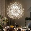 Rrtyo Barton Light Chrome Modern Glam Crystal Firework Pendant