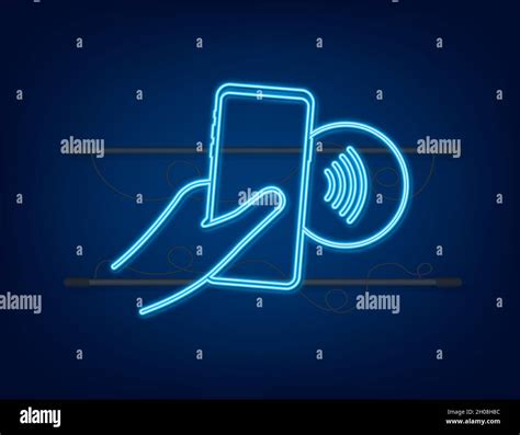 Contactless Wireless Pay Sign Logo Nfc Technology Near Field