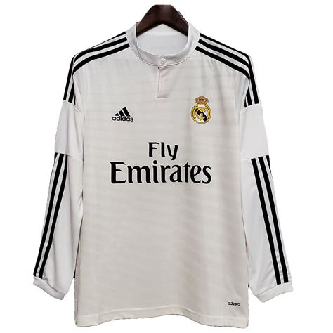 Camisa Real Madrid Retrô 2014 15 TORCEDOR MANGÁ LONGA