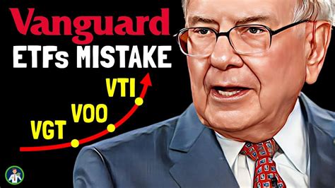 Warren Buffett Avoid This Popular Mistake With Vanguard Etfs Youtube