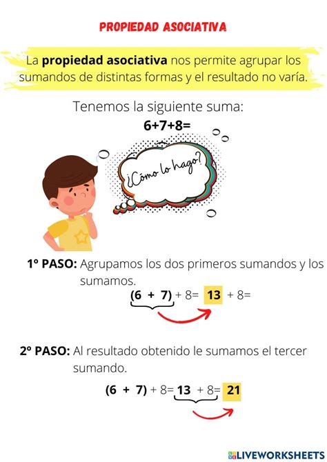 Ejercicio De Propiedad Conmutativa Y Asociativa Propiedad Conmutativa Conmutativa Lecciones