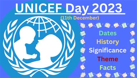 UNICEF Day 2023 Significance Theme Fascinating Facts