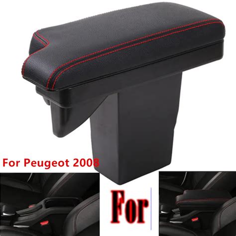 For Peugeot 2008 Armrest Box Retrofit Parts Car Special Armrest Center