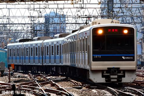 2nd Train 【小田急】3000形3272f3272×6大野総合車両所出場試運転の写真 Topicphotoid69523