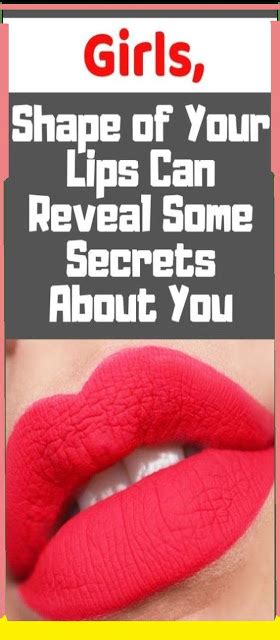 Girls Shape Of Your Lips Can Reveal Some Secrets About You Wellness Days