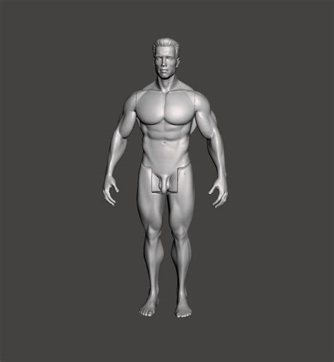 Stl File Terminator Naked Nude Arnold Custom Kenner Hasbro Style