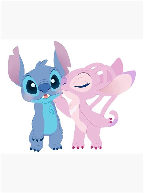 Stitch Embroidery Designs Lilo And Stitch Angel Kiss Love Embroidery ...