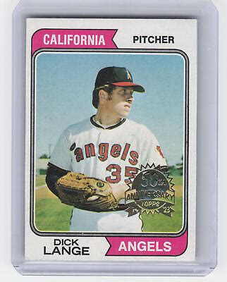 Topps Heritage Dick Lange Th Anniversary Buybacks Ebay