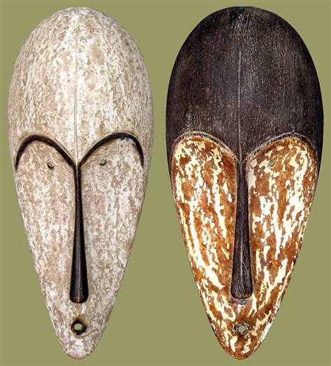 African Masks Fang African Masks From The Fang Tribe Of Ga Ian