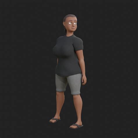 Stylized Customizable Avatar Female Free Free Vr Ar Low Poly D