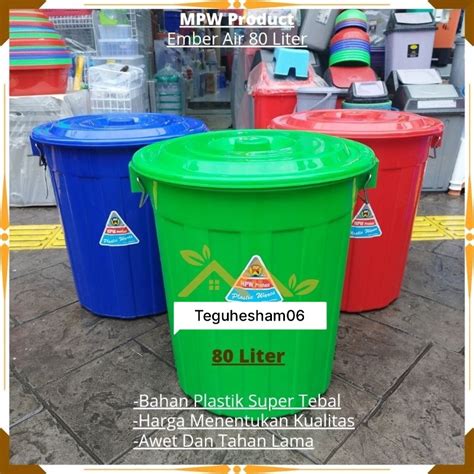 Jual Ember Liter Tutup Mpw Product Ember Liter Warna Plastik