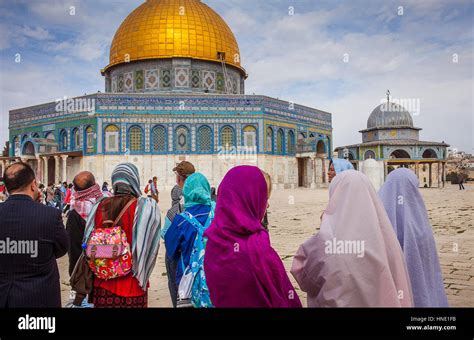 La cúpula de la roca el Monte del Templo Har Bayit ha en Jerusalén