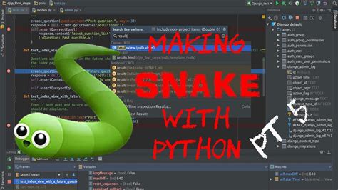 Make Snake Using Python Pt Python Lesson Youtube