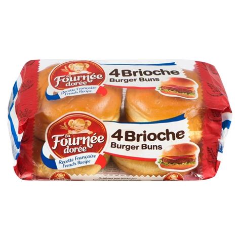 La Fournée Dorée Brioche Burger Buns 4 pk 200 g is not halal Halal