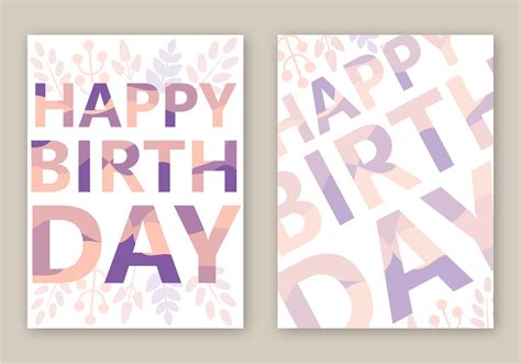 Free Happy Birthday Card Vector 105600 Vector Art At Vecteezy