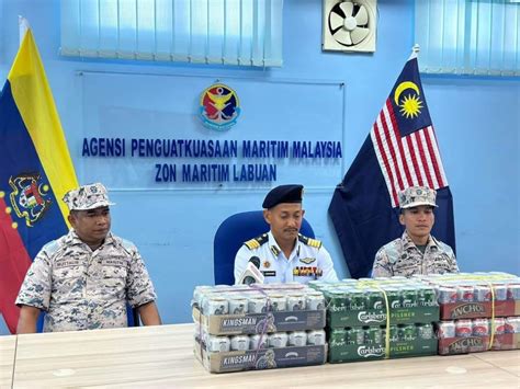 Apmm Labuan Gagalkan Cubaan Seludup Minuman Keras Bernilai Hampir Rm