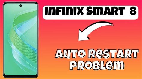 Auto Restart Problem Infinix Smart 8 How To Solve Auto Restart