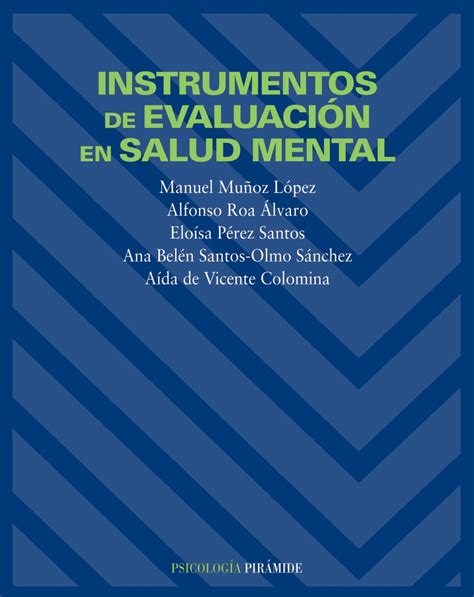 Instrumentos De Evaluación En Salud Mental Ediciones Pirámide