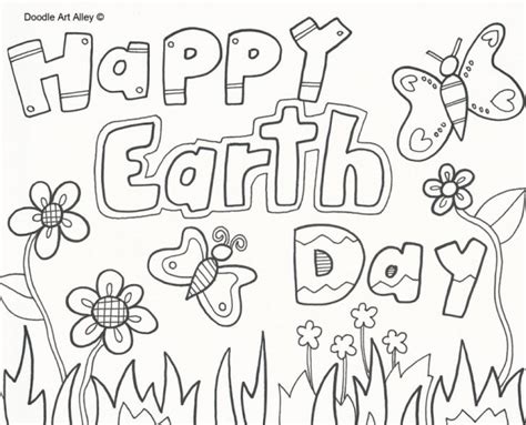 20 Free Printable Earth Day Coloring Pages