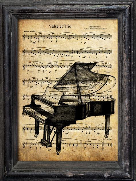 Print Art canvas gift Collage Mixed Media piano music Jazz | Etsy