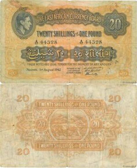 Shillings Pound George Vi India Style Serial Frica