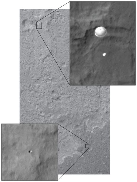 Hirise Hirise Captures Msls Descent To Mars