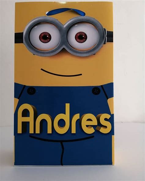 Bolsas Dulceras Originales Para Andr S De Los Minions Viajo A