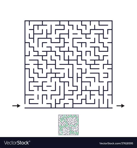 Labyrinth Maze Royalty Free Vector Image VectorStock