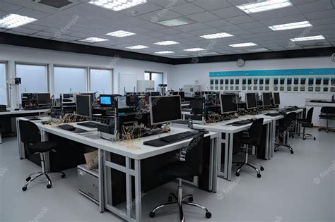 Centro De Robótica De Alta Tecnología Con Tecnología Y Equipos De