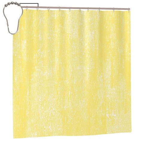 Yfyang Waterproof Bathroom Shower Curtain Yellow Wood Texture Shower