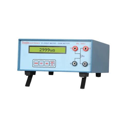 Digital Resistance Meter Manufacturer From Mumbai