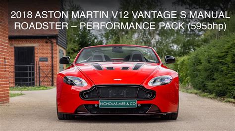 Aston Martin V Vantage S Manual Roadster Performance Pack