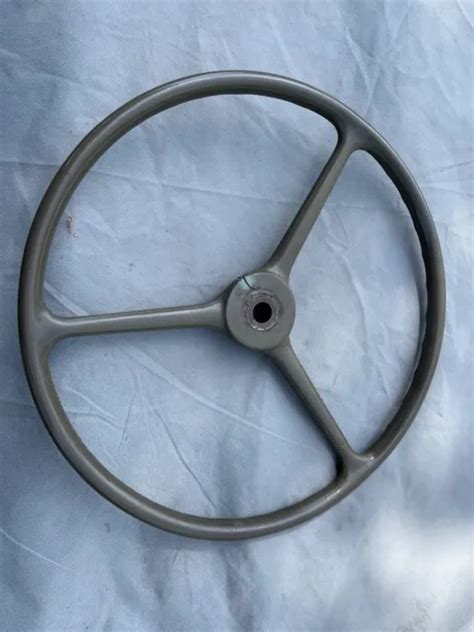 Original Ww2 Green Sheller Ford Gpw Willys Mb Steering Wheel £285 00 Picclick Uk